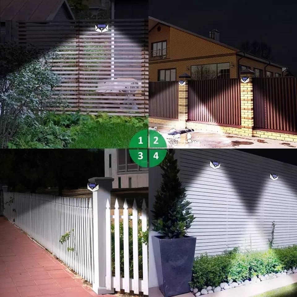 ⭐ Foco Solar 100 Led Sensor Movimiento