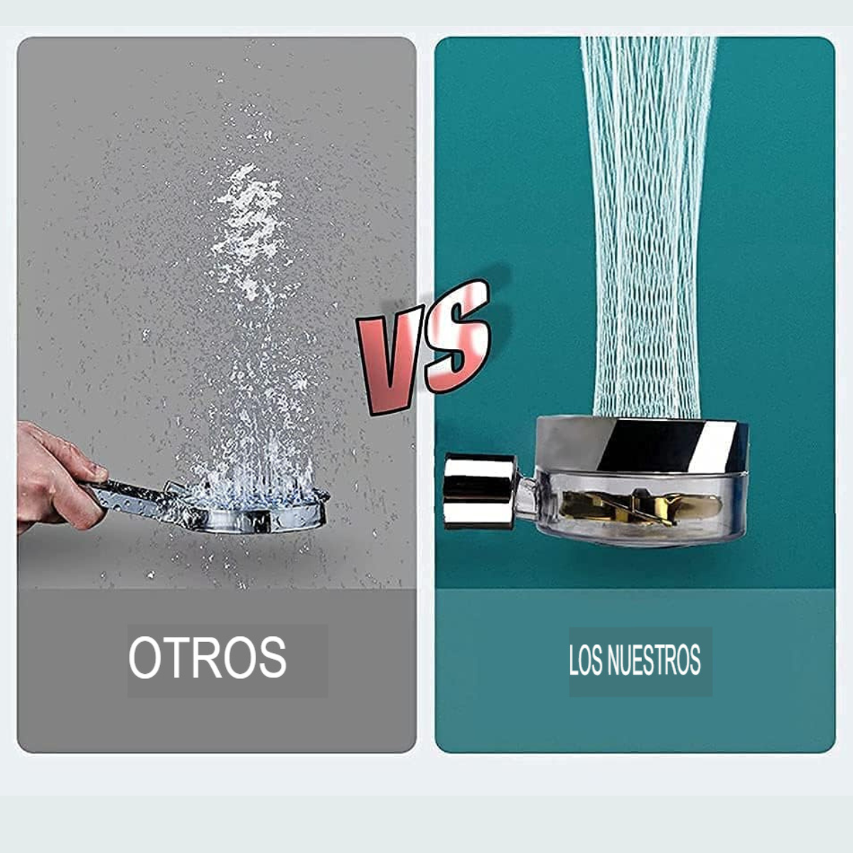 Ducha de Hidromasaje con Hélice